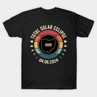 Ohio Total Solar Eclipse 2024 American Totality April 8 T-Shirt